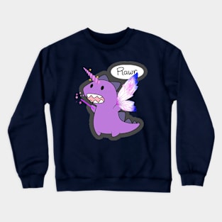 Fairy Dinosaur Rawr Crewneck Sweatshirt